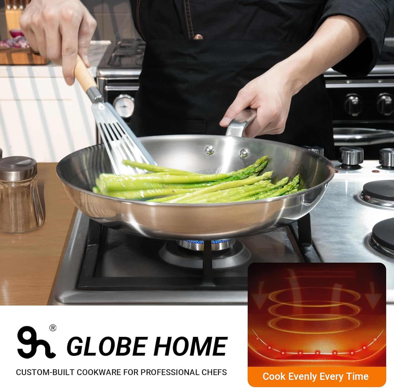 12 Inch Stainless Steel Frying Pan - Image 8