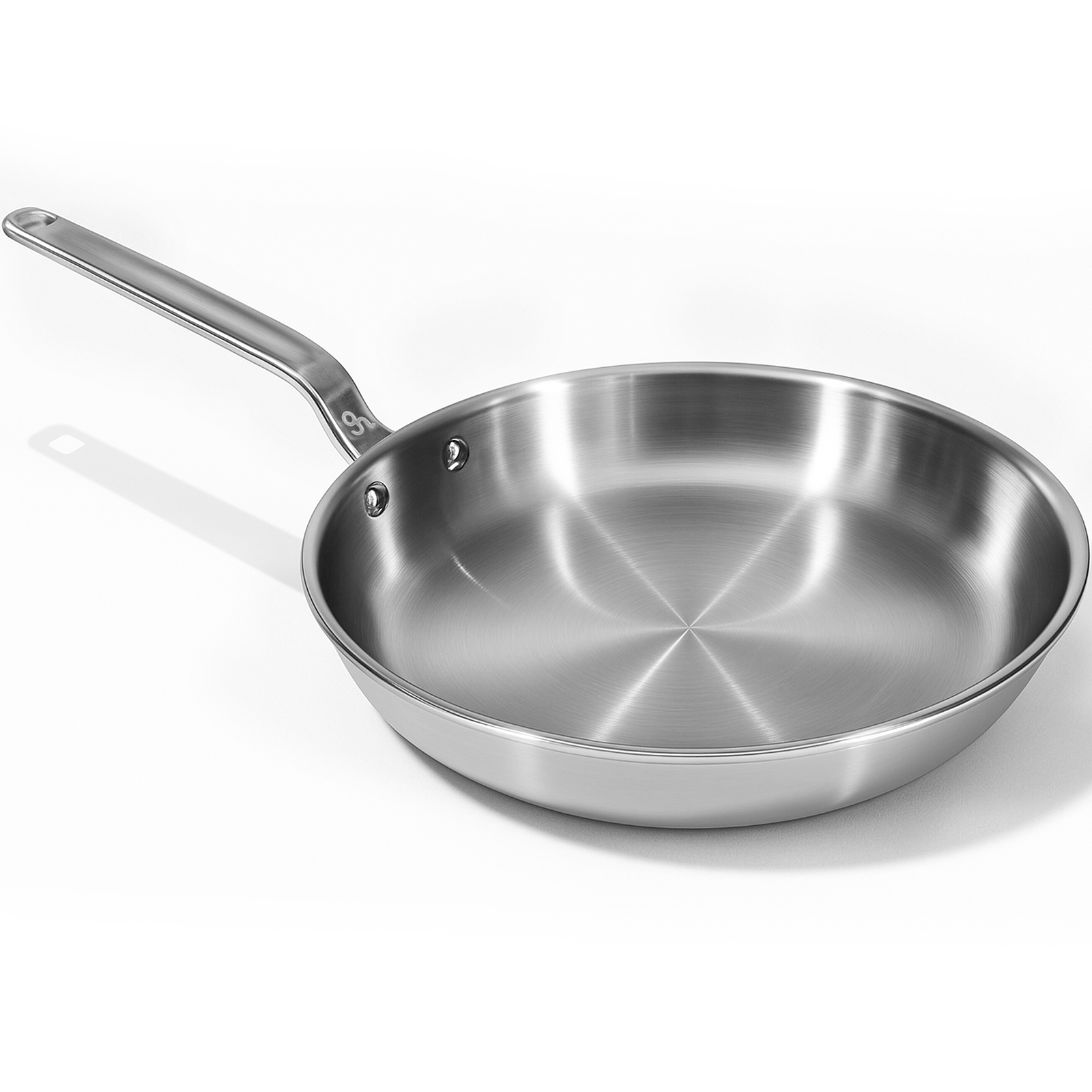 12 Inch Stainless Steel Frying Pan - Image 3