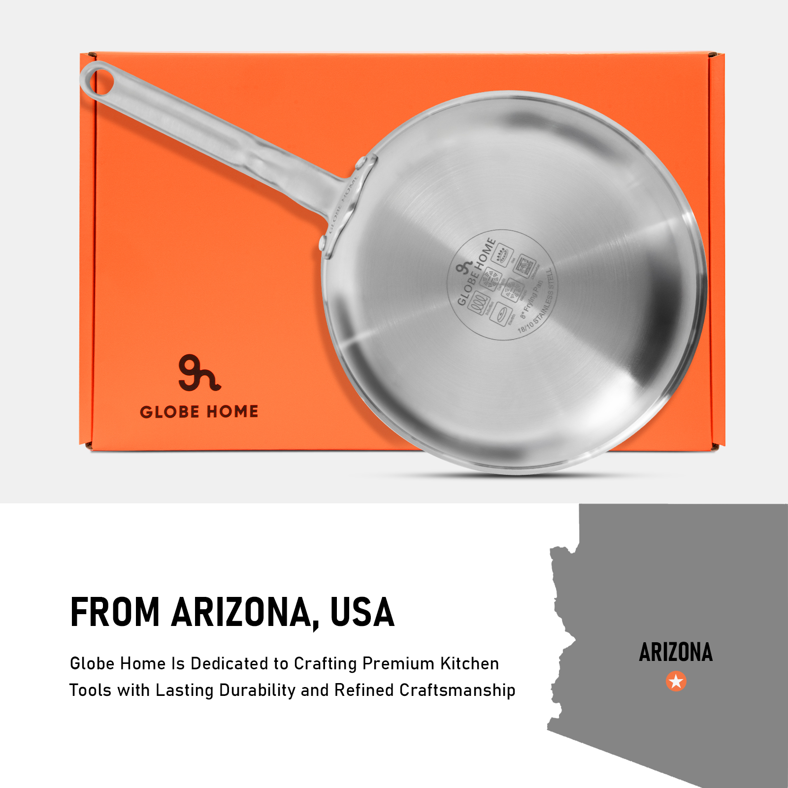 12 Inch Stainless Steel Frying Pan - Image 10